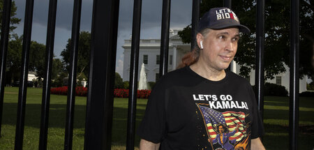 Die Kamala-Harris-Fanshirts sind schon ausgepackt (Washington, D...