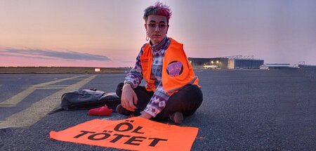 Sieht so »Terrorismus« aus? Sieben Personen haben sich am Donner...