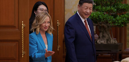 »Wiederbelebung des Dialogs«: Giorgia Meloni zu Gast bei Xi Jinp... »Wiederbelebung des Dialogs«: Giorgia Meloni zu Gast bei Xi Jinp...