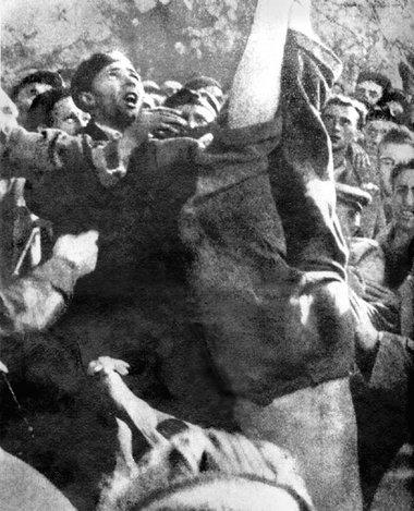 Progrome in Budapest gegen Kommunisten, Ende Oktober 1956 Progrome in Budapest gegen Kommunisten, Ende Oktober 1956