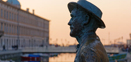 Für Literaturfans: James-Joyce-Bronze in Triest