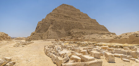 Von Wasser keine Spur mehr: Sakkara heute