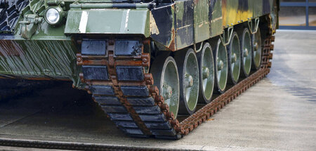 Der Kampfpanzer »Leopard« von KNDS ist das Pendant zum US-Kampfp... Der Kampfpanzer »Leopard« von KNDS ist das Pendant zum US-Kampfp...