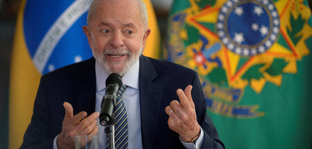 Brasiliens Präsident Lula da Silva irritiert mit seinem Vorschla...