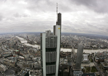 Konzernsitz der Commerzbank in Frankfurt am Main, vermutlich im ...