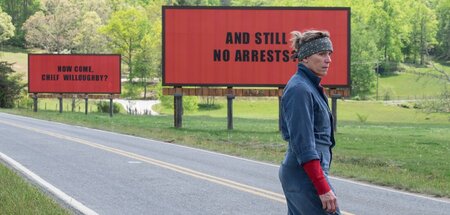 Wenn ein Film Schilder vor sich her trägt: Frances McDormand fra...