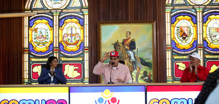 Lässt sich von Betrugsvorwürfen nicht aufhalten: Maduro stellt i...