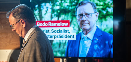 Zehn Jahre »linker« Staatskunst: Bodo Ramelow (Erfurt, 10.7.2024...