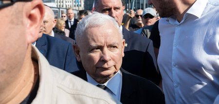 So hatte er sich das nicht vorgestellt: PiS-Chef Jarosław Kaczyń...