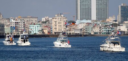 Regatta gegen die Blockade (Havanna, 25.4.2021)