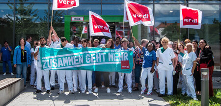 Kampferprobt: bei Verdi organisierte Pflegekräfte in Bayern (3.8... Kampferprobt: bei Verdi organisierte Pflegekräfte in Bayern (3.8...