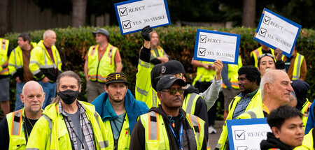 On Strike: Mehr als 33.000 Boeing-Arbeiter sind am Freitag dabei On Strike: Mehr als 33.000 Boeing-Arbeiter sind am Freitag dabei