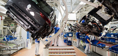 Produktion im VW-Stammwerk in Wolfsburg: Die die seit Jahrzehnte...