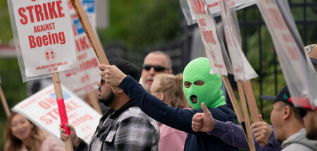 Streikdemo am 15. September 2024 in Washington, D. C.