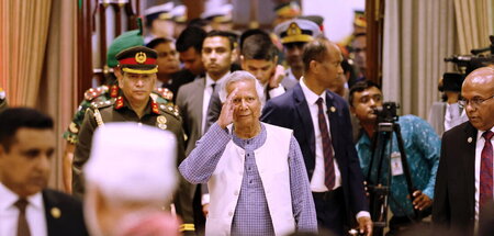Gilt als äußert US-freundlich: Übergangspremier Muhammad Yunus (...