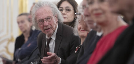 Gut gelaunt wie immer: Peter Handke