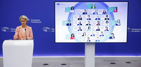 Ursula von der Leyen stellt die Struktur und die Zuständigkeiten...