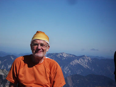 Thomas Metscher 2008 allein in den Alpen