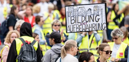 »Den Kindern soll es gut gehen«: Kundgebung am Donnerstag vor de...