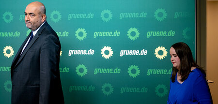 Machen Platz: Die Grünen-Koparteivorsitzenden Omid Nouripour (l....