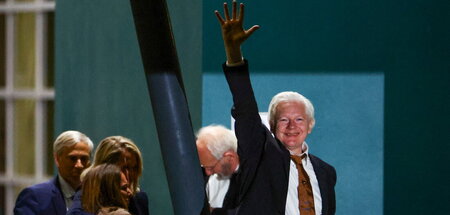 Historischer Moment: Julian Assange war im Sommer nach 1.901 Tag...