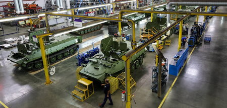 Beim russischen Rüstungslieferanten Remdisel läuft die Produktio...
