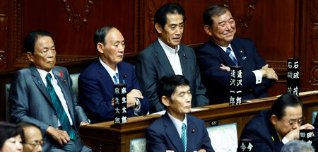 Hat viel vor sich: Japans neuer konservativer Premierminister Is...