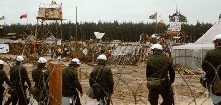 Räumung der »Republik Freies Wendland« nahe Gorleben (4.6.1980)
