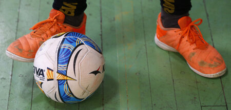 Gewisse Ähnlichkeit mit einem anderen Spielgerät: Futsal-Ball