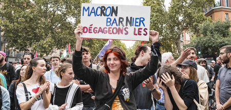 Viele Franzosen haben die Regierung von Barnier und Macron satt:... Viele Franzosen haben die Regierung von Barnier und Macron satt:...