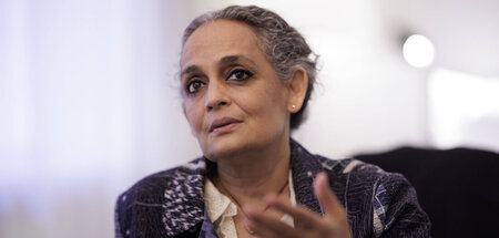 Die indische Autorin Arundhati Roy