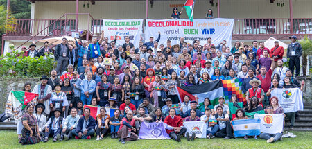 Auch der Nahostkrieg spielte bei dem Treffen in Guatemala eine w... Auch der Nahostkrieg spielte bei dem Treffen in Guatemala eine w...