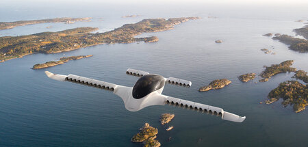 Wer traut sich? Das Elektroflugtaxi hat fünf Sitze, startet senk... Wer traut sich? Das Elektroflugtaxi hat fünf Sitze, startet senk...