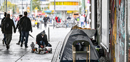 Hundekälte. Nächstes Jahr wird’s noch kälter: Zelte in Sichtweit...