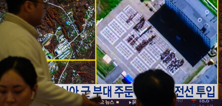 Bitte genau hingucken: Südkoreas TV präsentiert Bilder aus Russl...