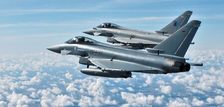 An der Ostflanke: »Eurofighter« des »Richthofen«-Geschwaders und...