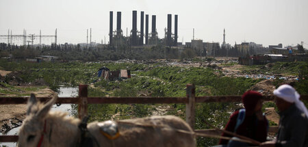 Das einzige Kraftwerk in Gaza sollte ursprünglich auch durch »Le...