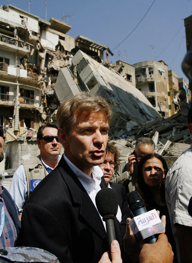 UN-Koordinator Egeland am Sonntag in Beirut