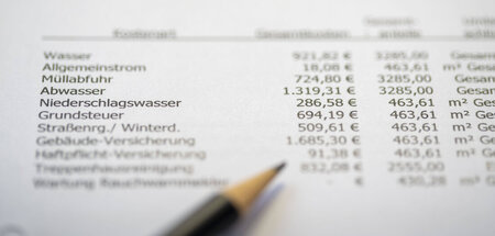 Kostenpunkt für Kostenpunkt fein säuberlich aufgelistet – und do...
