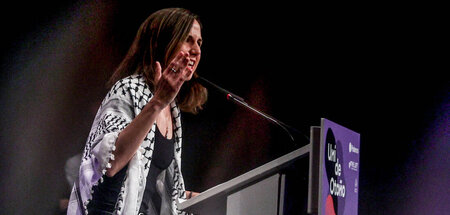Ione Belarra bei »Uni de Otoño«, Podemos’ »Herbstuniversität« (M...