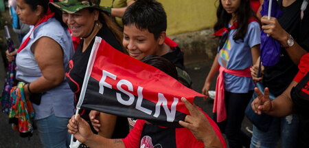 Feiern zum 43. Jahrestag der sandinistischen Revolution (Managua...