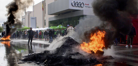 Feuriger Protest – und dennoch wird das Autowerk dichtgemacht (B...
