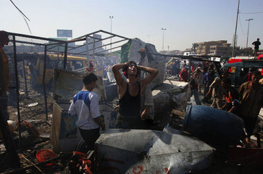 Auf dem Markt in Bagdad