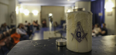 Im »Haus der Freimaurer« in Neapel führt die Großloge »Grande Or...