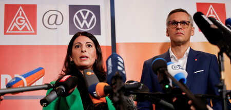 Klare Worte, gerichtet an Konzernspitze und Belegschaft: Daniela...