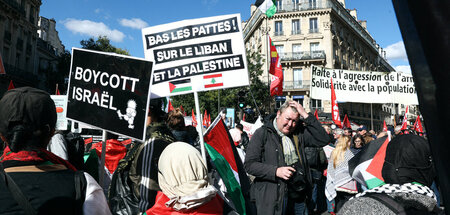 Das gewohnte Bild: Demonstration in Paris (5.10.2024)