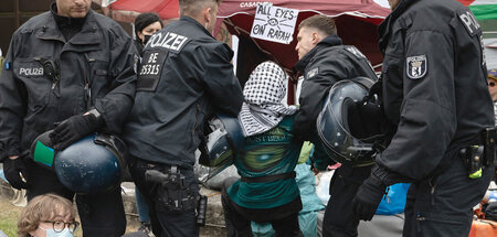 Brutal wurde die Besetzung an der Freien Universität von der Pol...