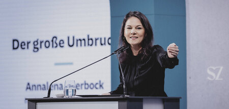Treibt »Geopolitik«, dass es nur so kracht: Annalena Baerbock am...