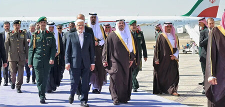 Auch der iranische Vizepräsident Mohammed Resa Aref trifft am Mo...