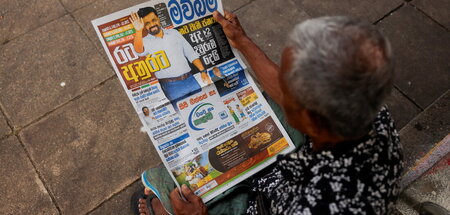 Die Menschen in Sri Lanka setzen große Hoffnungen in Präsident D...
